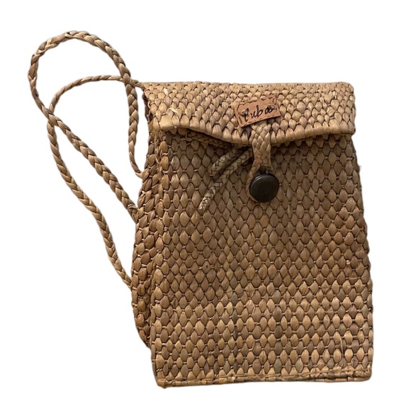 New Handmade Sea Grass Tropical Backpack Purse Tan,‎ main image 5